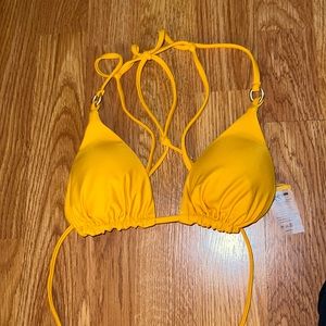 Cult Gaia KYLEE BIKINI TOP - MARIGOLD
